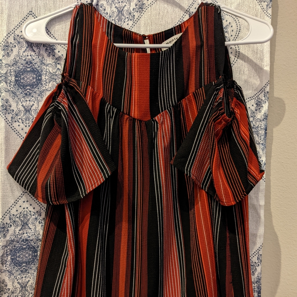 Red stripe Blouse